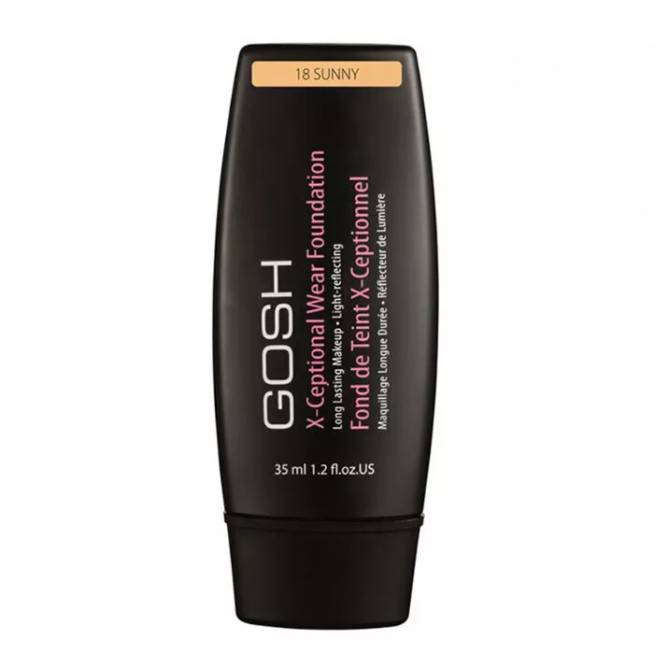 "Gosh X-Ceptional Wear Foundation" ilgalaikis makiažas 18 Sunny 35ml