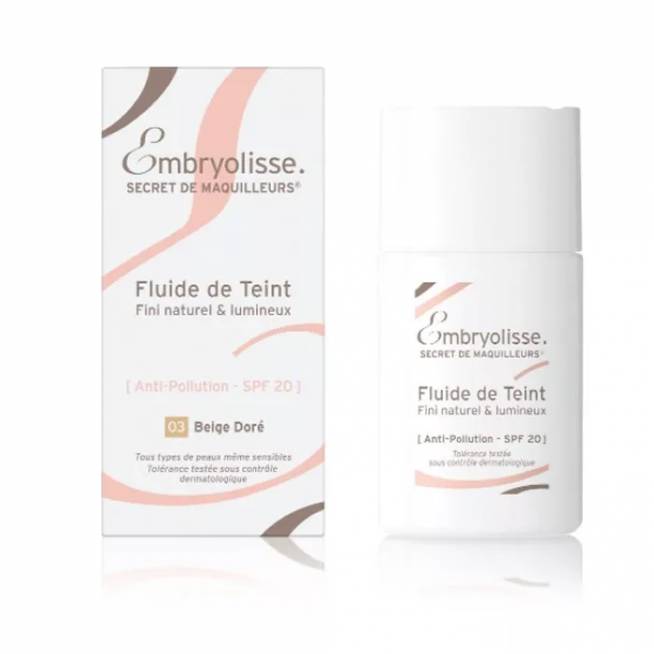 Embryolisse Fluid De Teint Spf20 03 Beige Doré