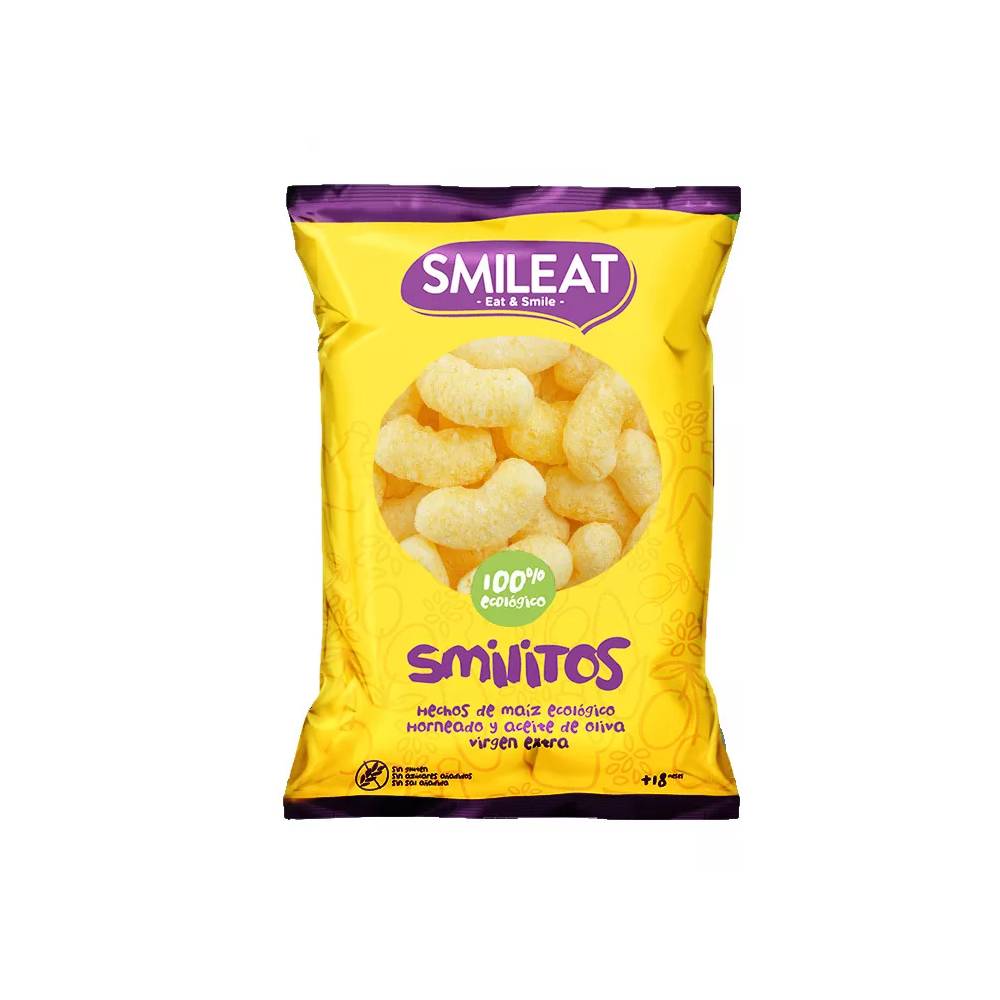 Smileat Smilitos ekologiški kukurūzų užkandžiai 38g