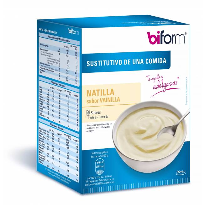 "Biform Crema Vainilla" 6 vnt