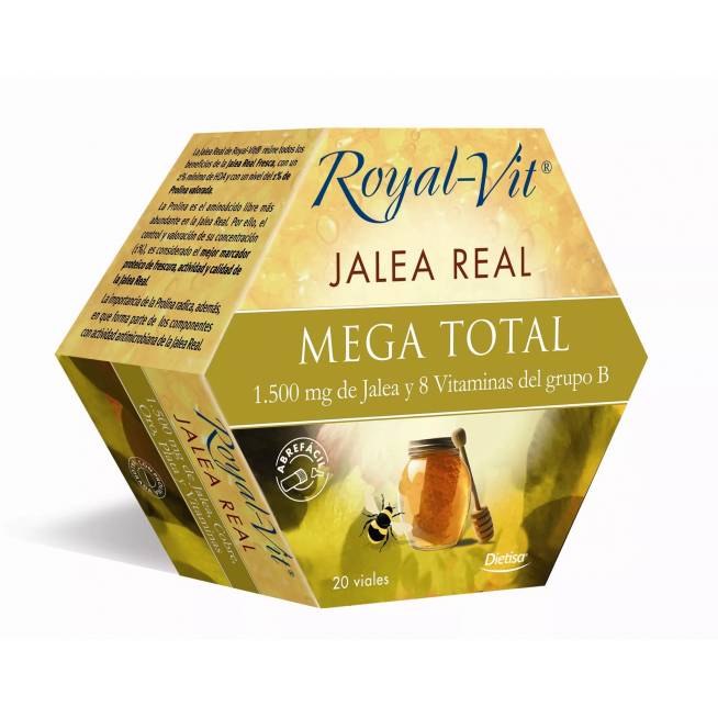 Dietisa Royal Vit Mega Total 1500 Mg 20 buteliukų