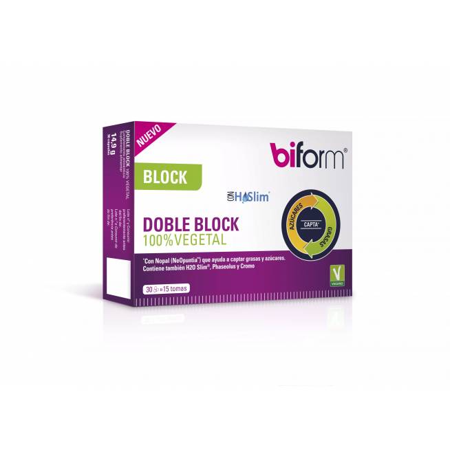 Biform Doble Block 100 Vegetal 30 Vcaps