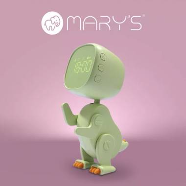 MARY'S MW61059 Robo Dino žadintuvas žalias