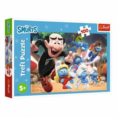 TREFL 16481 Dėlionė 100 Papa Smurf's Lessons