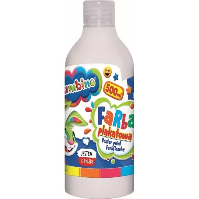 Guašas BAMBINO 5903235628733, baltas, 500 ml