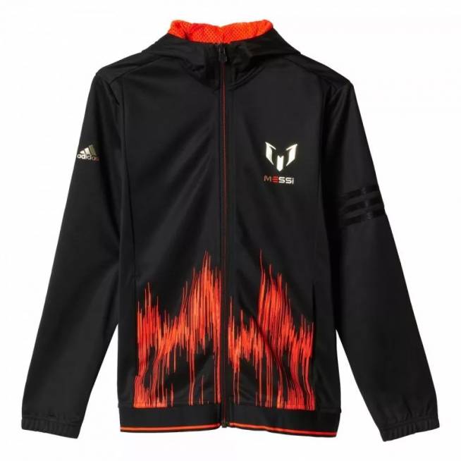 Adidas YB Messi Full Zip Hoodie Junior AK1963 treniruočių džemperis