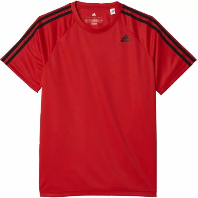 Adidas Designed 2 Move Tee 3 Stripes M BK0965 treniruočių marškinėliai