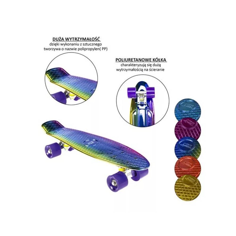 Riedlentė Nils Extreme ELECTROSTYLE PENNYBOARD PNB01 BLUE