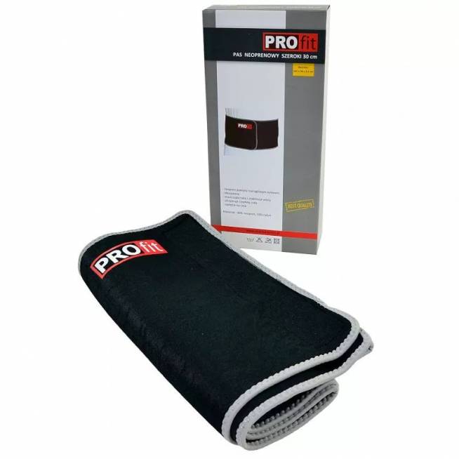 Platus NEOPRENE diržas 125X30X03cm BLACK DK5063