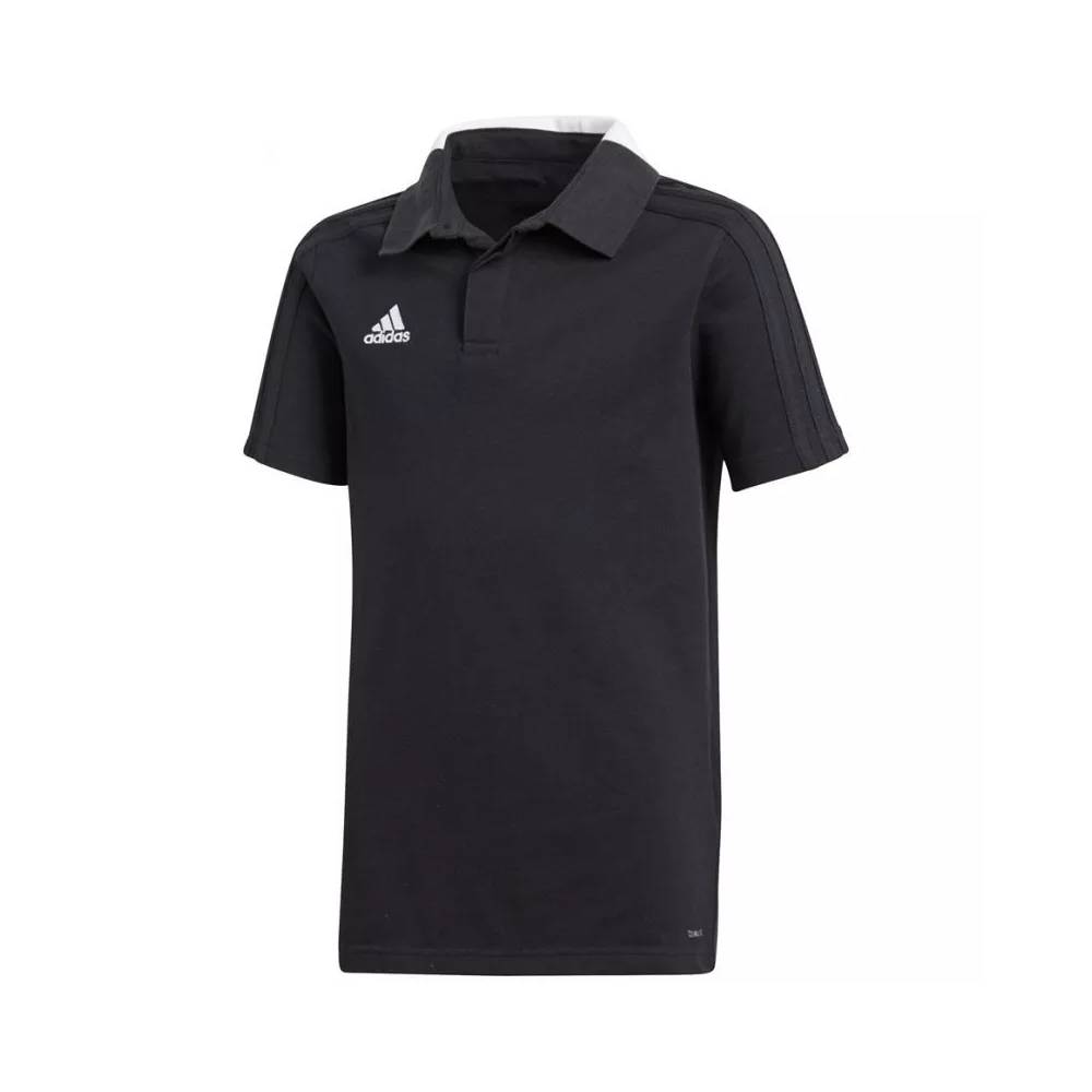 Marškinėliai adidas Condivo 18 Cotton Polo JR CF4373 black