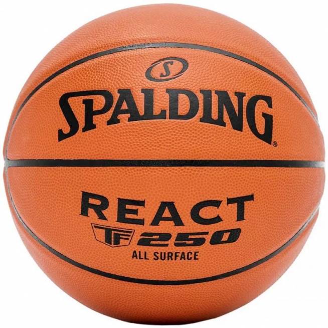 Spalding React TF-250 76801Z krepšinio kamuolys