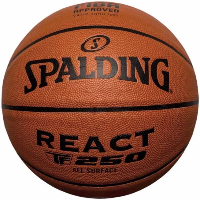 Krepšinio kamuolys Spalding React TF-250 Logo Fiba 76967Z