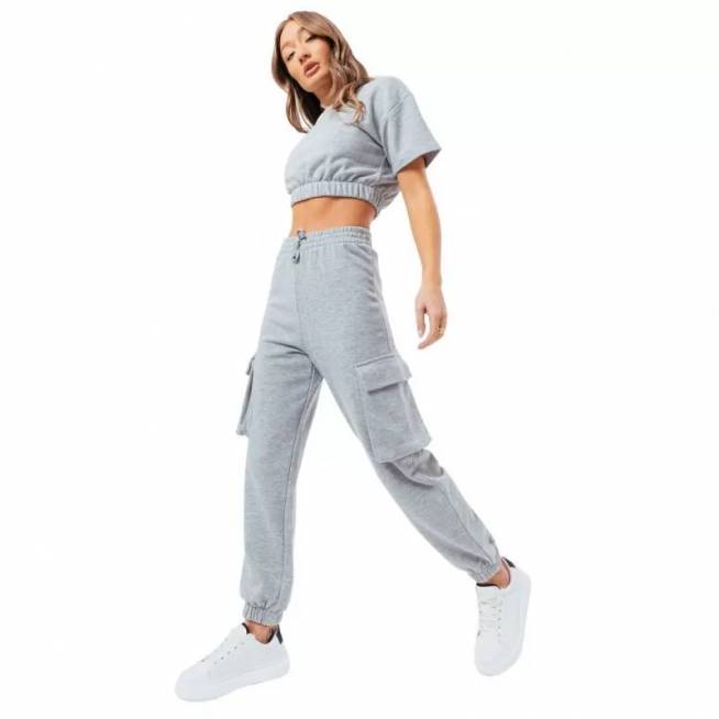 Justhype Sweat Crop marškinėliai-Cargo Joggers W LABON004