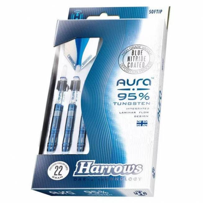 Strėlės Harrows Aura 95% Softip HS-TNK-000013240