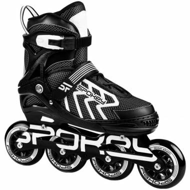 Inline riedučiai Spokey Khan Bk / Wh Jr 927032-927033