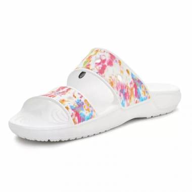 "Crocs Classic Tie Dye Graphic Sandal W" 207283-928