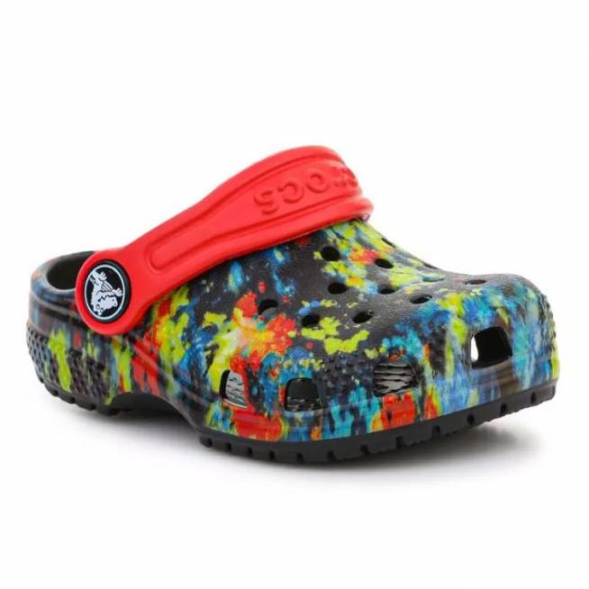 "Crocs Classic Tie Dye Graphic Kids Clog T Jr" 206994-4SW