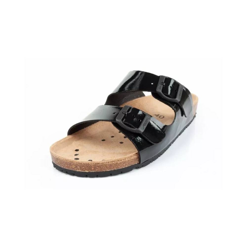 Abeba Sandalai Black W 8088 darbo šlepetės