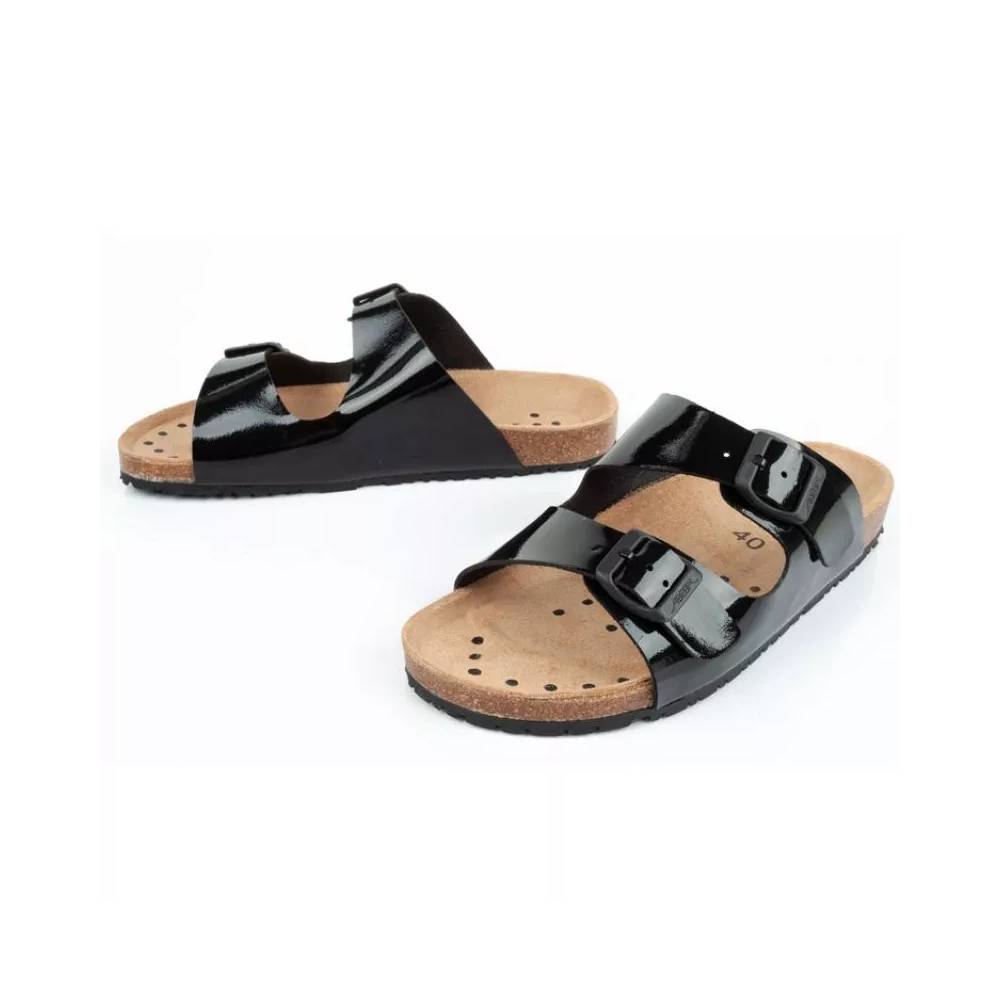 Abeba Sandalai Black W 8088 darbo šlepetės