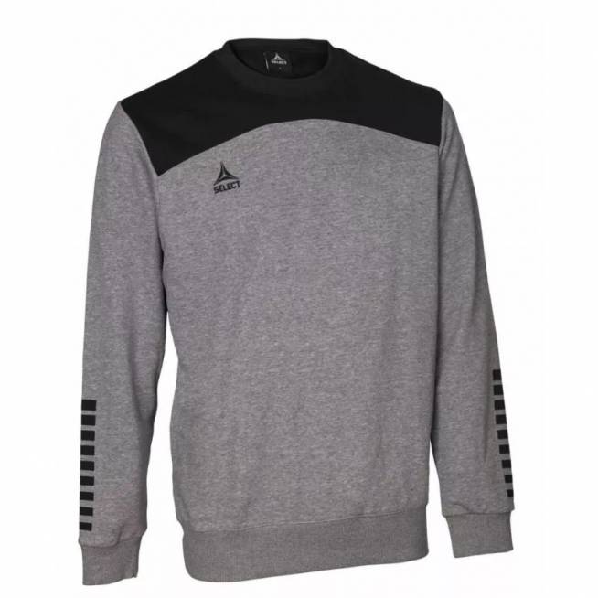 Select Oxford Sweat M T26-01787 džemperis pilka/juoda