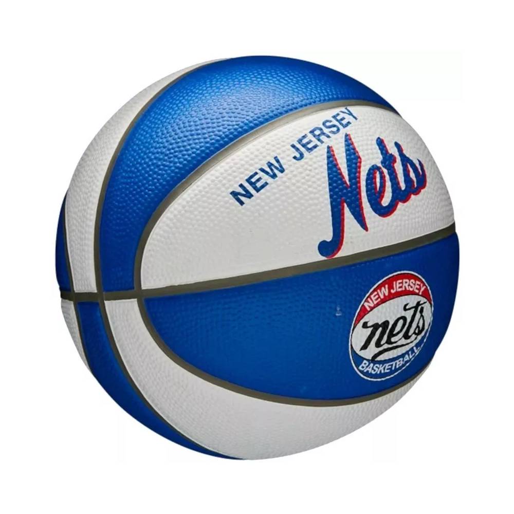 "Wilson NBA Team Retro Brooklyn Nets" mini kamuolys WTB3200XBBRO