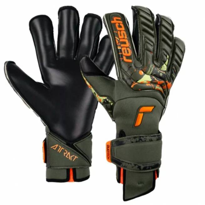 Reusch Attrakt Duo Evolution Adaptive Flex M 53 70 055 5555 vartininko pirštinės