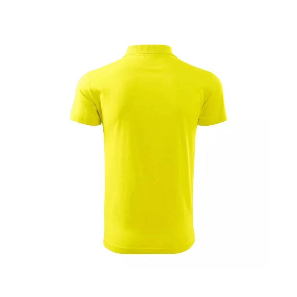 Malfini Single J. M MLI-20296 polo marškinėliai lemon