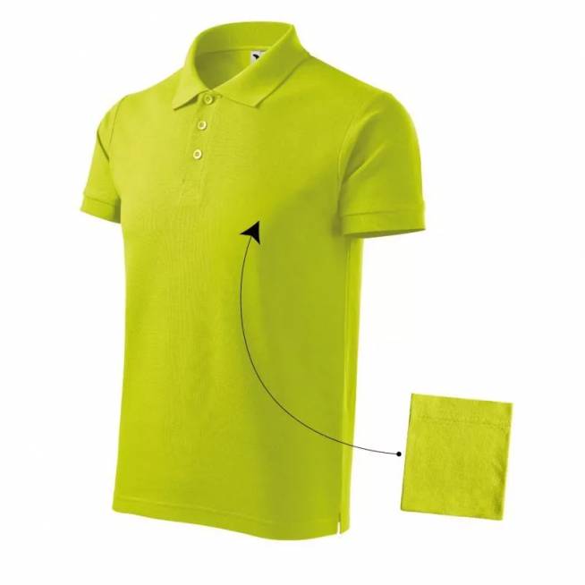 Polo marškinėliai Malfini Cotton M MLI-21262 lime