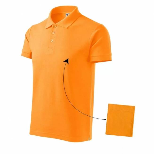 Polo marškinėliai Malfini Cotton M MLI-212A2 tangerine