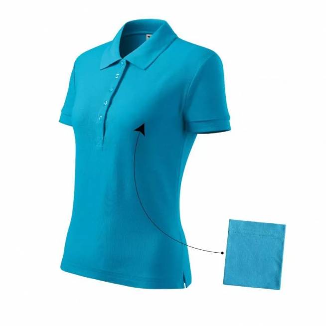 Malfini Medvilniniai polo marškinėliai W MLI-21344 turquoise