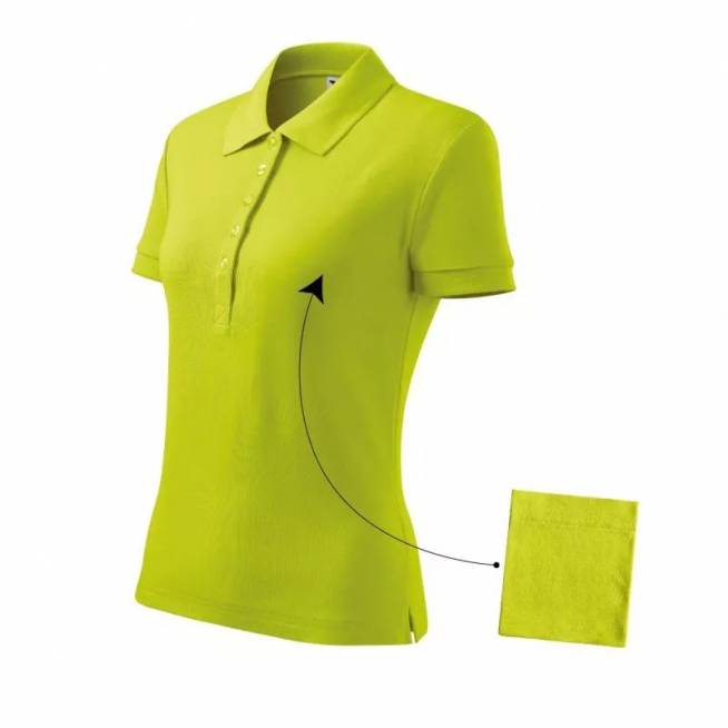 Malfini Cotton W MLI-21362 polo marškinėliai lime