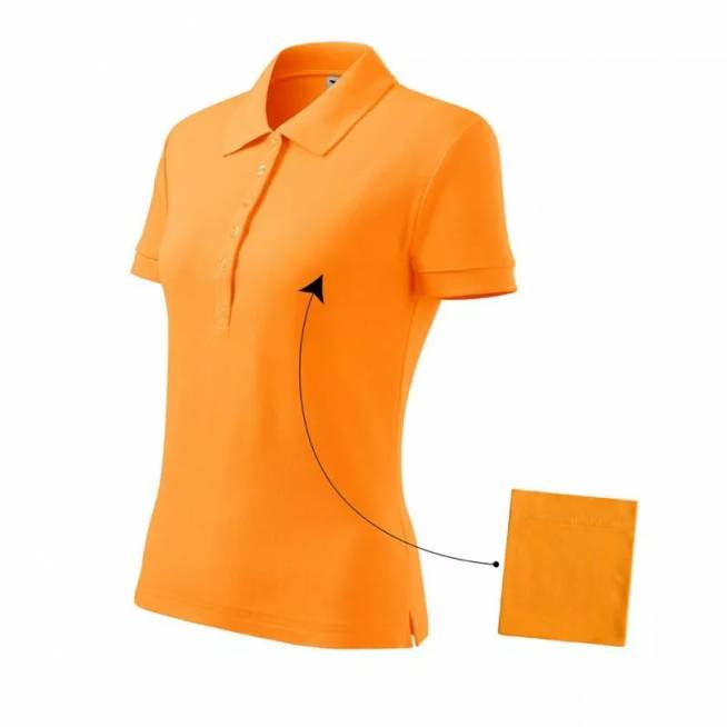 Malfini Medvilniniai polo marškinėliai W MLI-213A2 tangerine