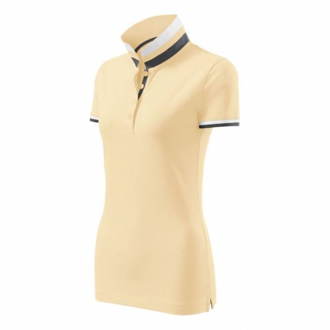 Malfini Collar Up W MLI-25785 burbono vanilės polo marškinėliai