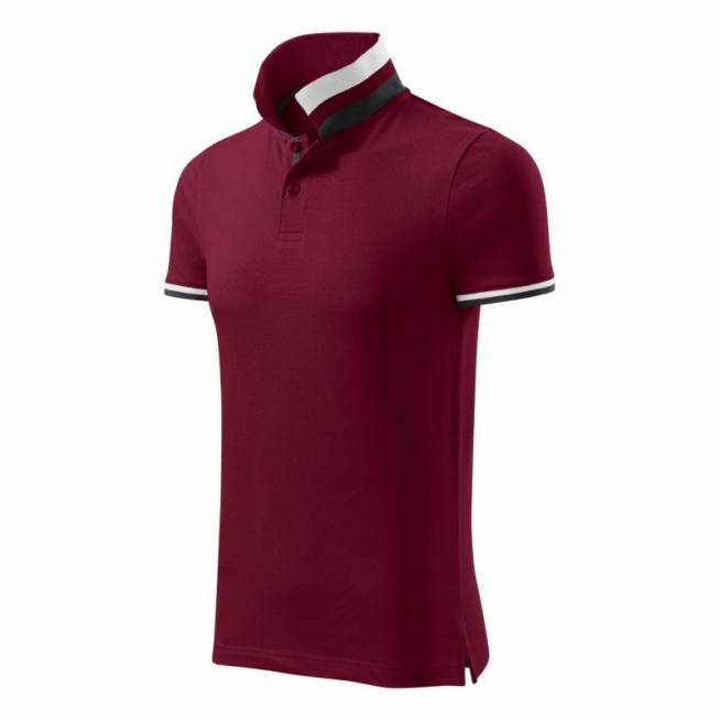 Malfini Collar Up M MLI-25686 granato spalvos polo marškinėliai