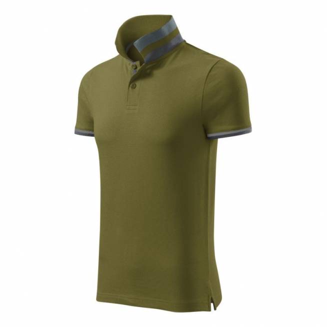 Malfini Collar Up M MLI-256A3 avokadų žalios spalvos polo marškinėliai