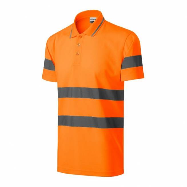 Rimeck HV Runway M polo marškinėliai MLI-2V998 fluorescencinė oranžinė