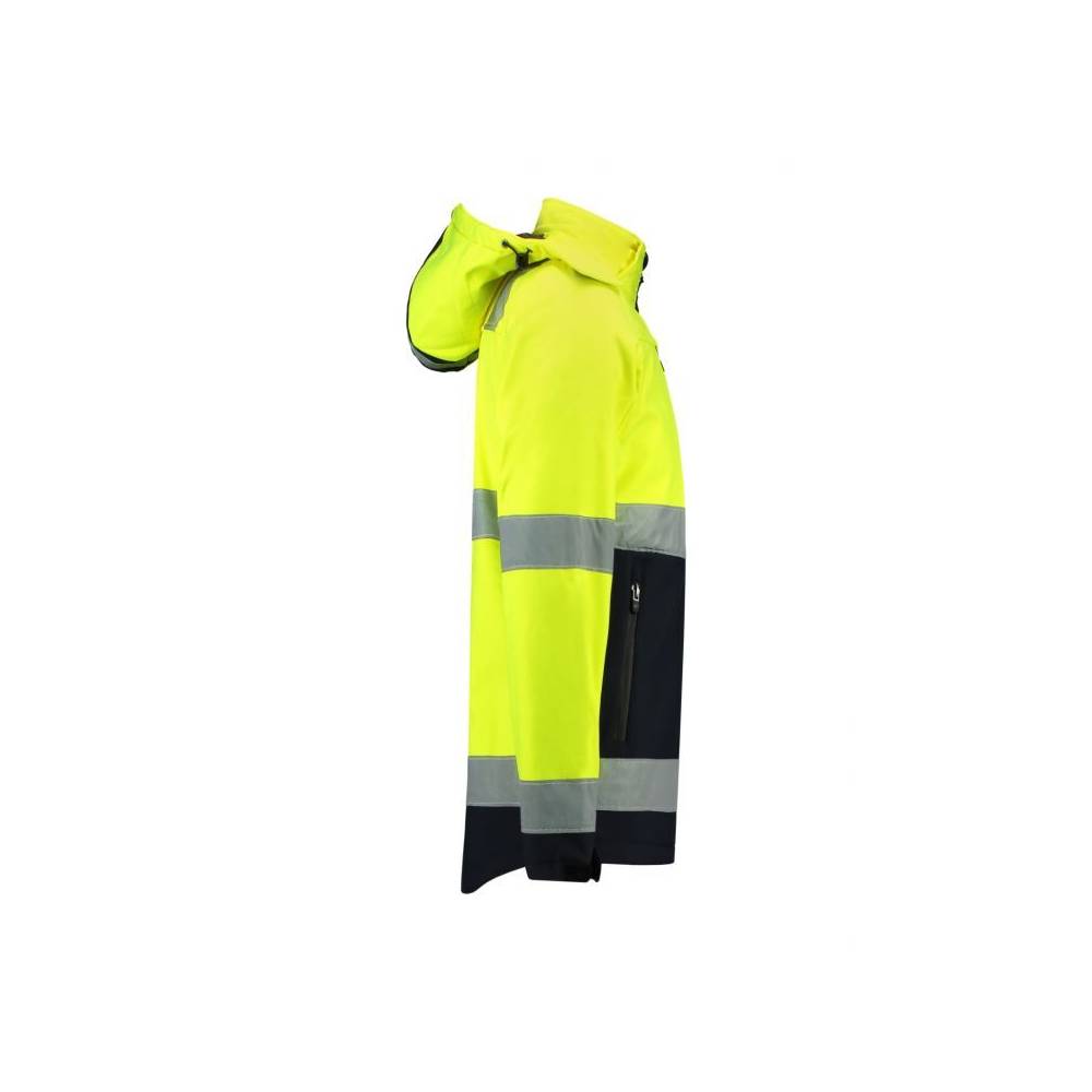 "Rimeck" dvispalvė EN ISO 20471 Softshell striukė M MLI-T5297 fluorescencinė geltona