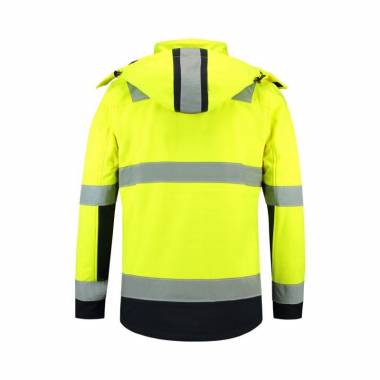 "Rimeck" dvispalvė EN ISO 20471 Softshell striukė M MLI-T5297 fluorescencinė geltona