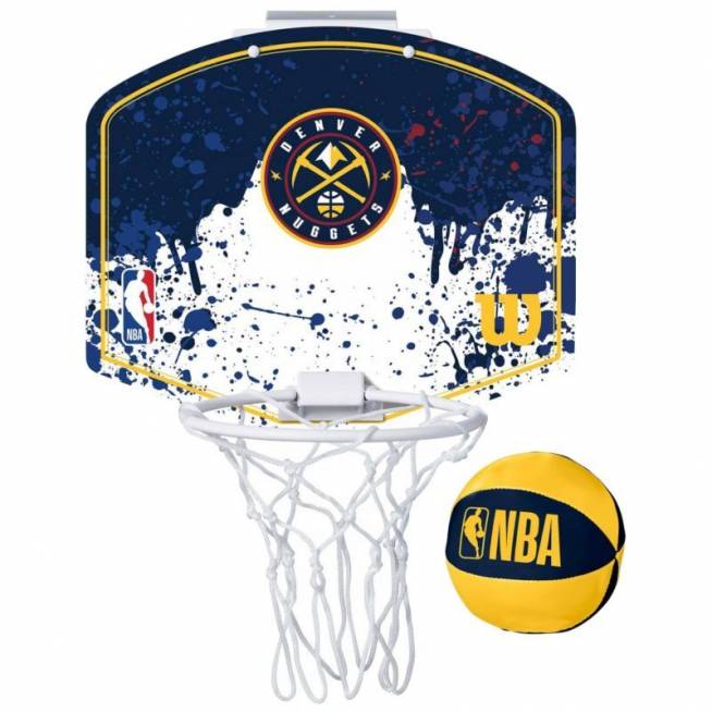 Krepšinio lenta "Wilson NBA Team Denver Nuggets Mini Hoop" WTBA1302DEN