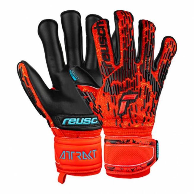 Vartininko pirštinės Reusch Attrakt Freegel Gold Evolution Cut Jr 5370135-3333