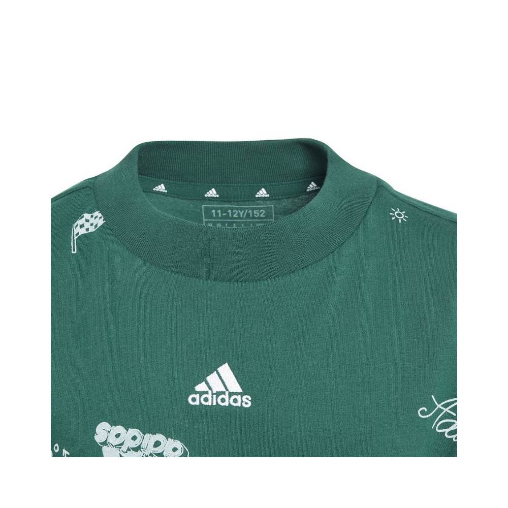 Marškinėliai adidas Bluv Q3 AOPT Jr. IA1562