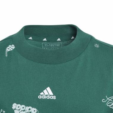 Marškinėliai adidas Bluv Q3 AOPT Jr. IA1562