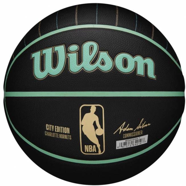 Wilson NBA Team City Collector Charlotte Hornets kamuolys WZ4016404ID krepšinis