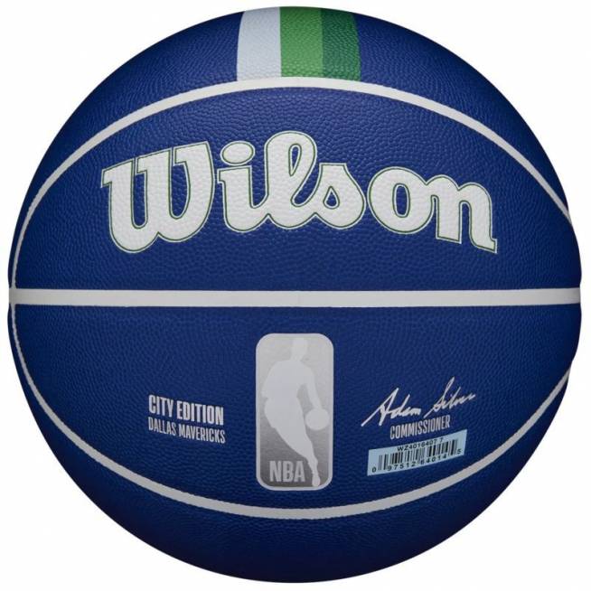 Wilson NBA Team City Collector Dallas Mavericks kamuolys WZ4016407ID krepšinis