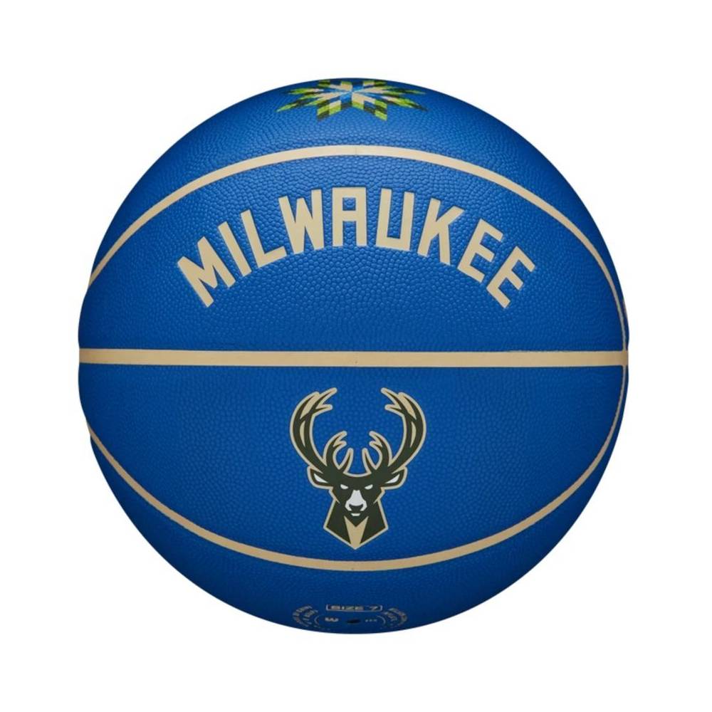 Wilson NBA Team City Collector Milwaukee Bucks kamuolys WZ4016417ID krepšinis