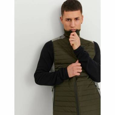 Jack & Jones Jjemulti Megztinis su apykakle ir rankovėmis M 12200684ROSIN