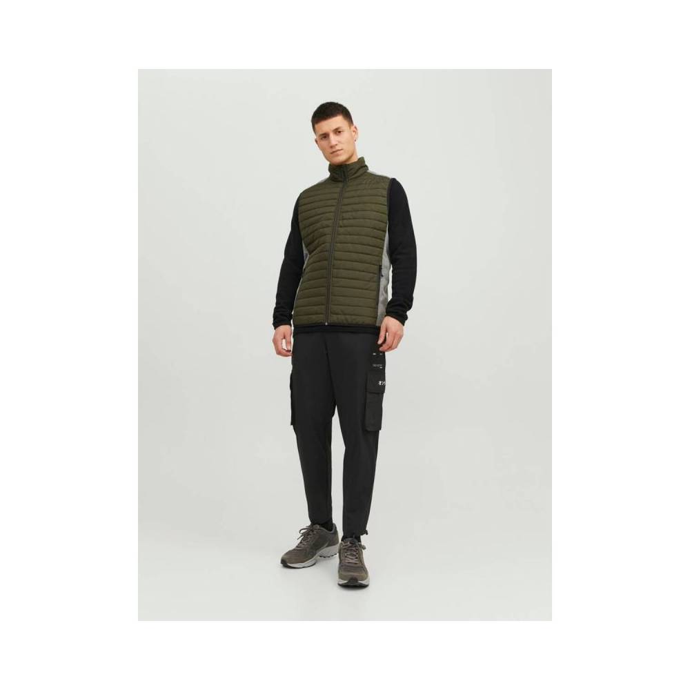 Jack & Jones Jjemulti Megztinis su apykakle ir rankovėmis M 12200684ROSIN