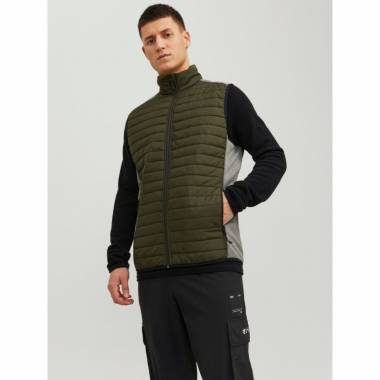 Jack & Jones Jjemulti Megztinis su apykakle ir rankovėmis M 12200684ROSIN