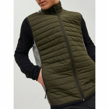 Jack & Jones Jjemulti Megztinis su apykakle ir rankovėmis M 12200684ROSIN