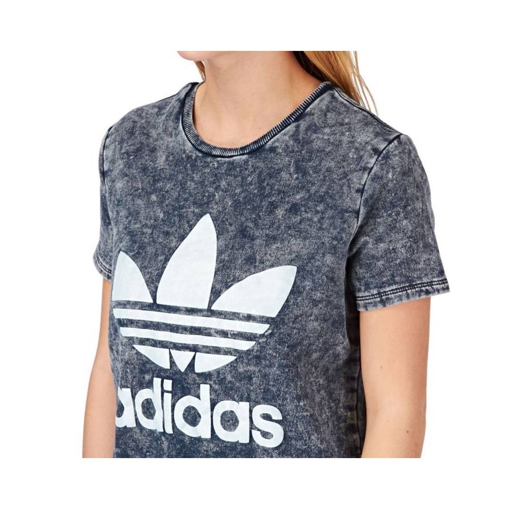 adidas Originals džinsinis trikotažinis marškinėlis W S19701